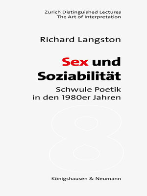 cover image of Sex und Soziabilität